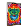 Rainbow Bear Full Spectrum Tie-Dye Wall Art Canvas Print | JamminOn