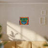 Rainbow Bear Full Spectrum Tie-Dye Wall Art Canvas Print | JamminOn