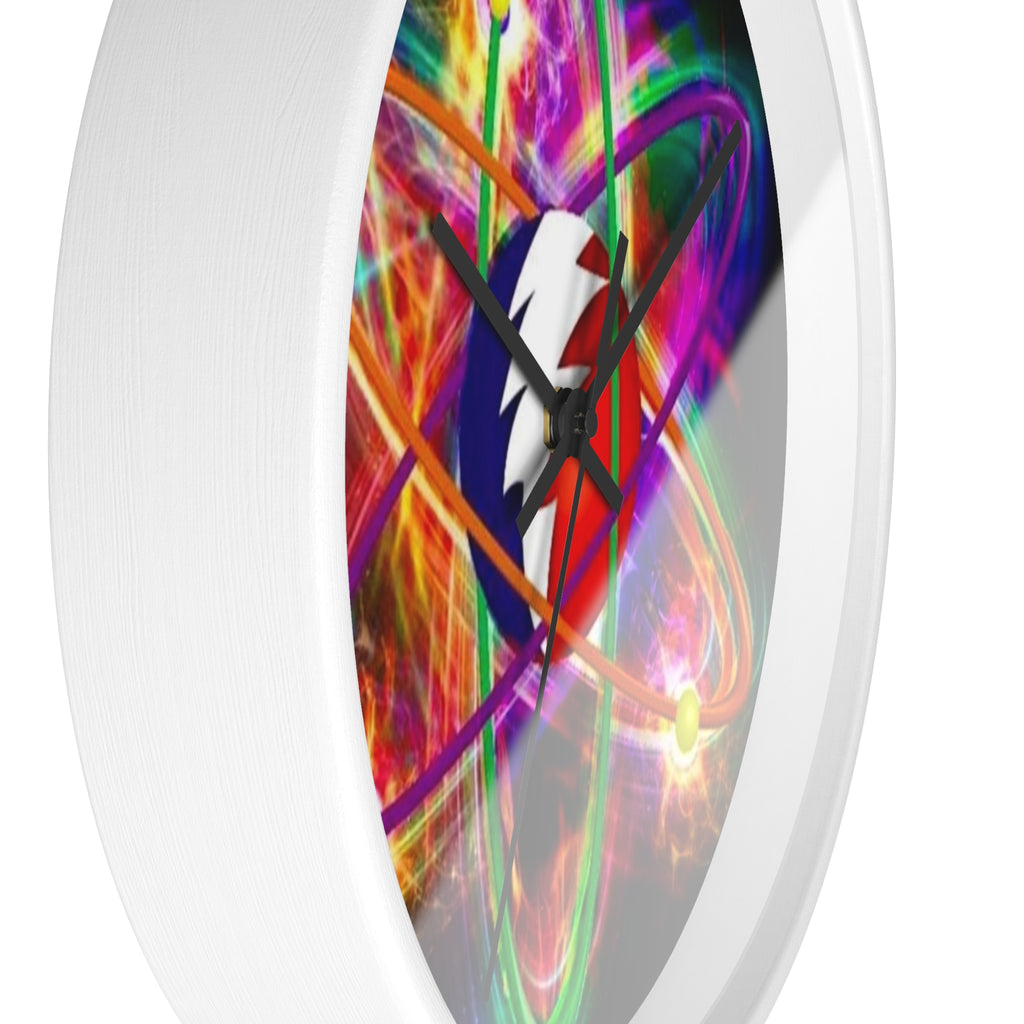 Psychedelic Tie-Dye Wall Clock | JamminOn Festival Home Decor