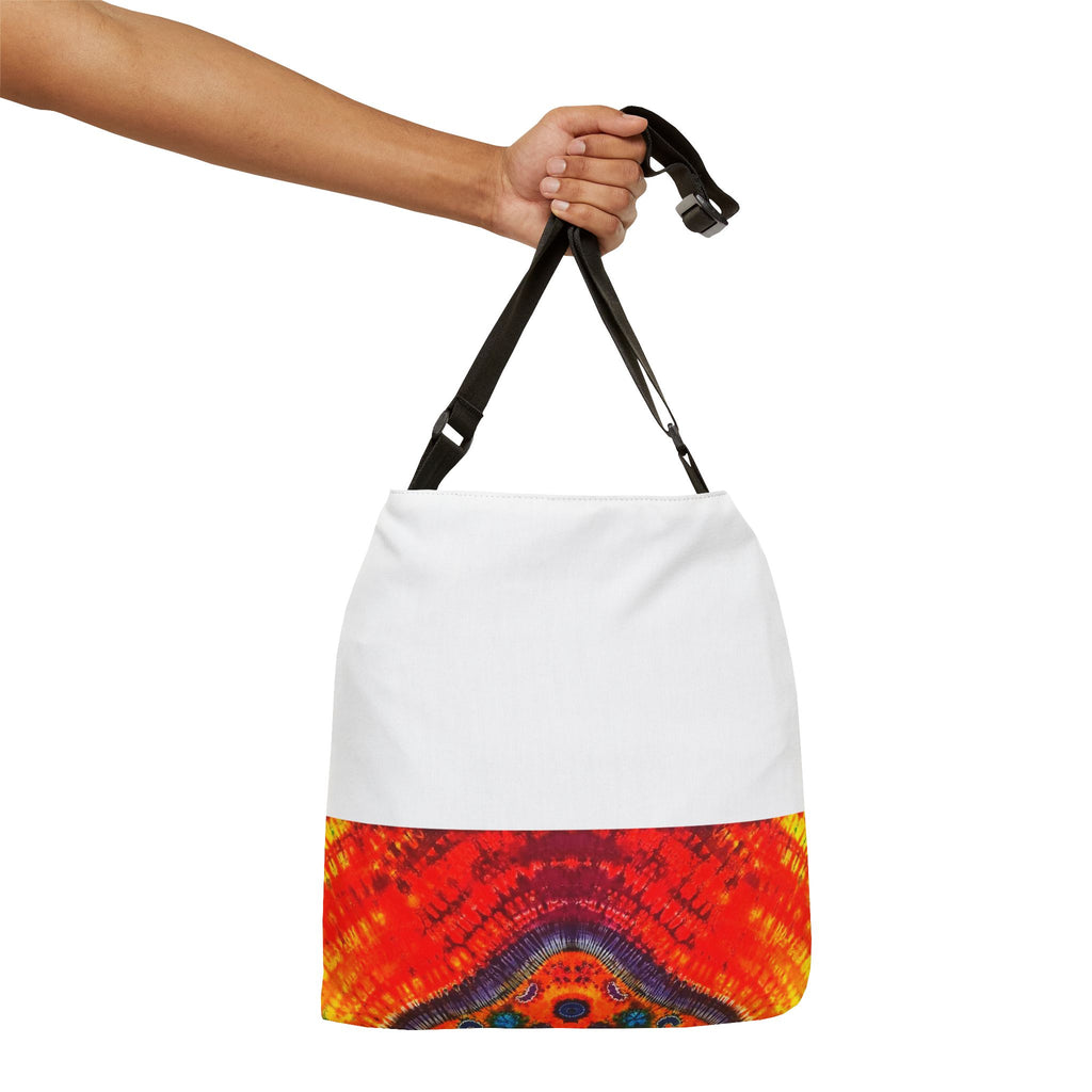 Psychedelic Mushroom Mandala Tie-Dye Tote Bag | JamminOn