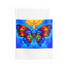 Blue Moth Tie-Dye Psychedelic Wall Tapestry | JamminOn