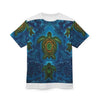 Sea Turtle Family Mandala Tie-Dye AOP Shirt - JamminOn