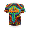 Psychedelic Mushroom Spiral Tie-Dye AOP Shirt - JamminOn