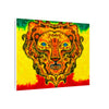 Rasta Lion Tie-Dye Canvas Print | JamminOn