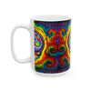 Stealie Skull Bear Heart Tie-Dye Ceramic Mug | JamminOn