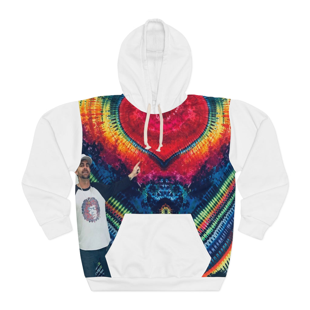 Rainbow Heart Tie-Dye AOP Hoodie | JamminOn