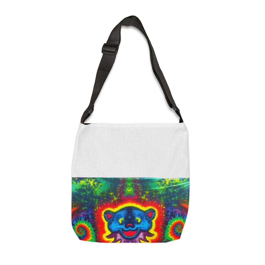 Blue Bear Heart Tie-Dye Tote Bag | JamminOn
