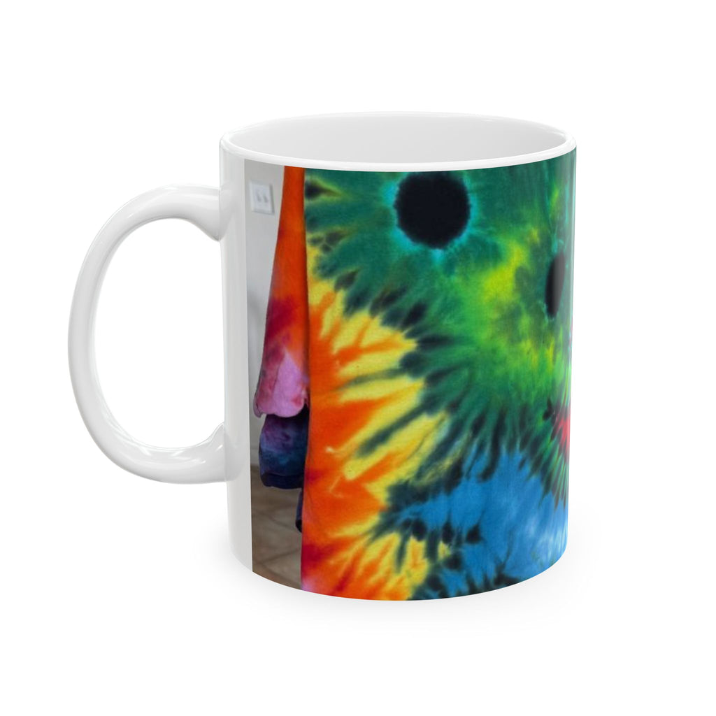Rainbow Bear Full Spectrum Psychedelic Tie-Dye Coffee Mug | JamminOn
