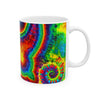 Om Symbol Rainbow Tie-Dye Ceramic Mug | JamminOn