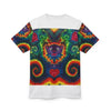 Dancing Bear Rainbow Hearts Tie-Dye AOP Shirt - JamminOn