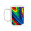 Purple Bear Chevron Tie-Dye Ceramic Mug | JamminOn