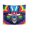 Electric Uncle Sam Psychedelic Tie-Dye Wall Tapestry | JamminOn