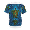 Sea Turtle Family Mandala Tie-Dye AOP Shirt - JamminOn