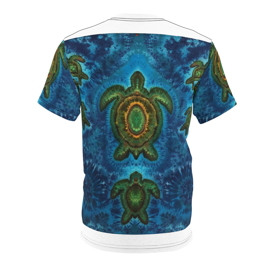 Sea Turtle Family Mandala Tie-Dye AOP Shirt - JamminOn