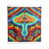 Psychedelic Mushroom Spiral Tie-Dye Tapestry | JamminOn
