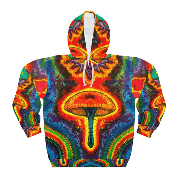 Bears and Mushrooms Tie-Dye AOP Hoodie | JamminOn