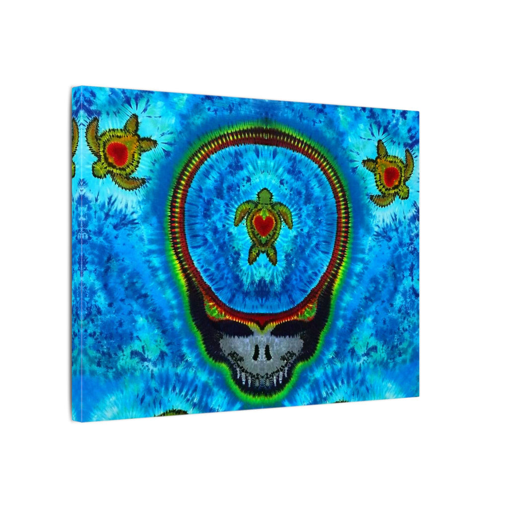 Stealie Turtle Mandala Tie-Dye Canvas Print | JamminOn