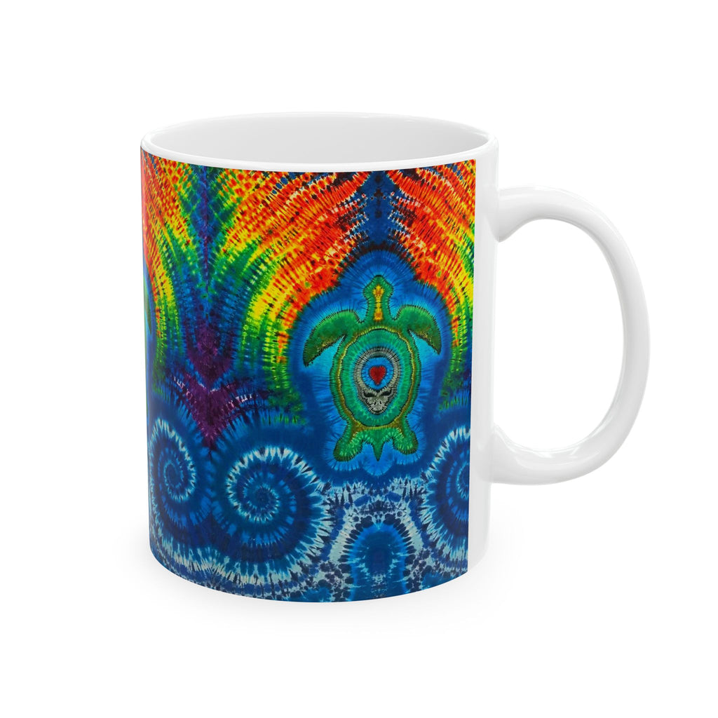 Honu the Hawaiian Sea Turtle Tie-Dye Ceramic Mug | JamminOn