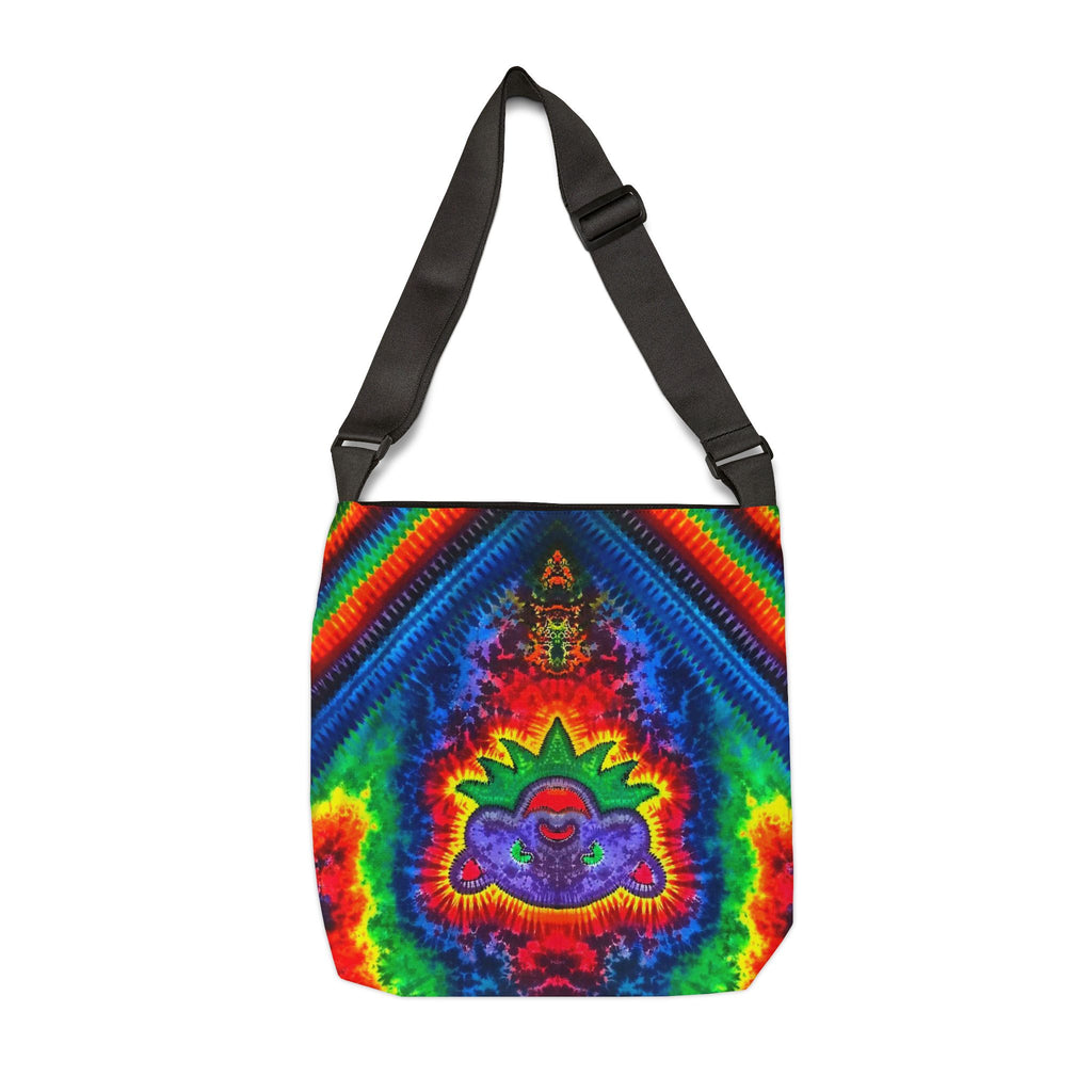 Purple Bear Chevron Tie-Dye Tote Bag | JamminOn