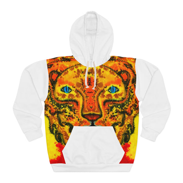 Rasta Lion Tie-Dye AOP Hoodie | JamminOn
