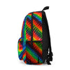 Tie-Dye Dancing Bear Backpack — Colorful Psychedelic School & Festival Bag