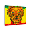 Rasta Lion Tie-Dye Canvas Print | JamminOn