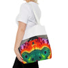 Rainbow Bear Full Spectrum Psychedelic Tie-Dye Tote Bag | JamminOn