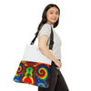 Blue Bear Heart Tie-Dye Tote Bag | JamminOn