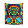 Mushroom Skull Mandala Tie-Dye Tapestry | JamminOn