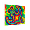 Om Symbol Rainbow Tie-Dye Canvas Print | JamminOn