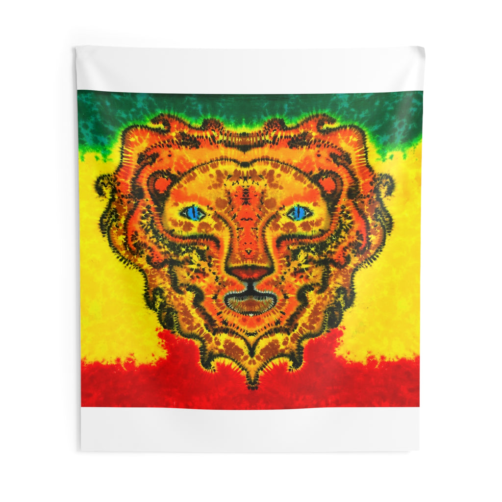 Rasta Lion Tie-Dye Wall Tapestry | JamminOn