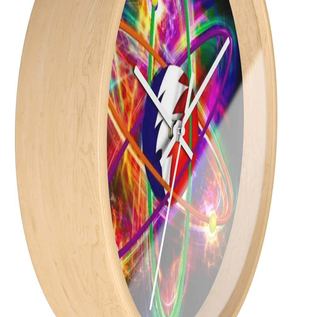 Psychedelic Tie-Dye Wall Clock | JamminOn Festival Home Decor