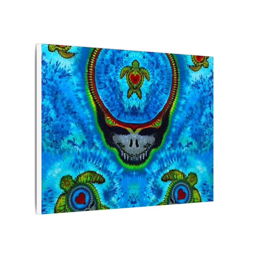 Peace Sign Fire Tie-Dye Canvas Print | JamminOn
