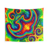 Om Symbol Rainbow Tie-Dye Wall Tapestry | JamminOn