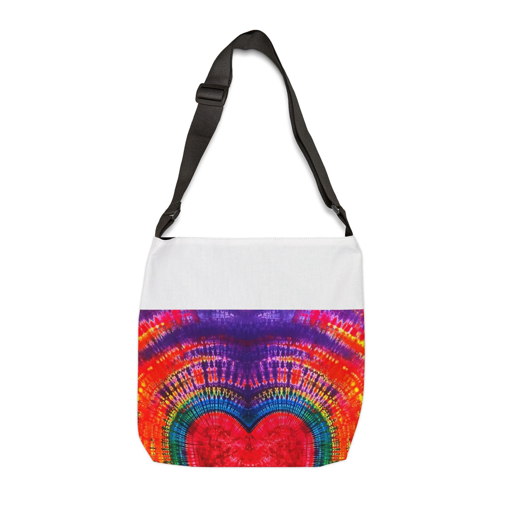 Rainbow Heart Tie-Dye Tote Bag | JamminOn