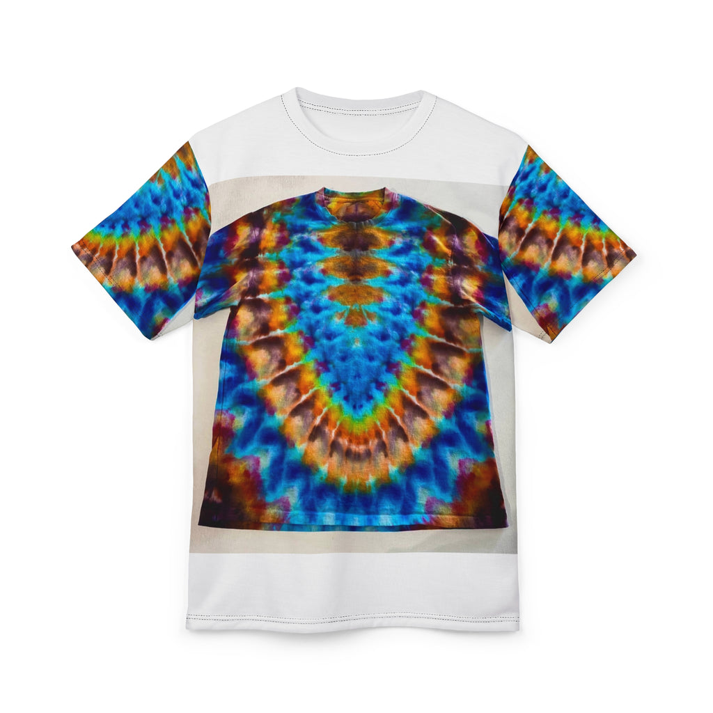 Ice Dye Abstract Psychedelic AOP Shirt - JamminOn
