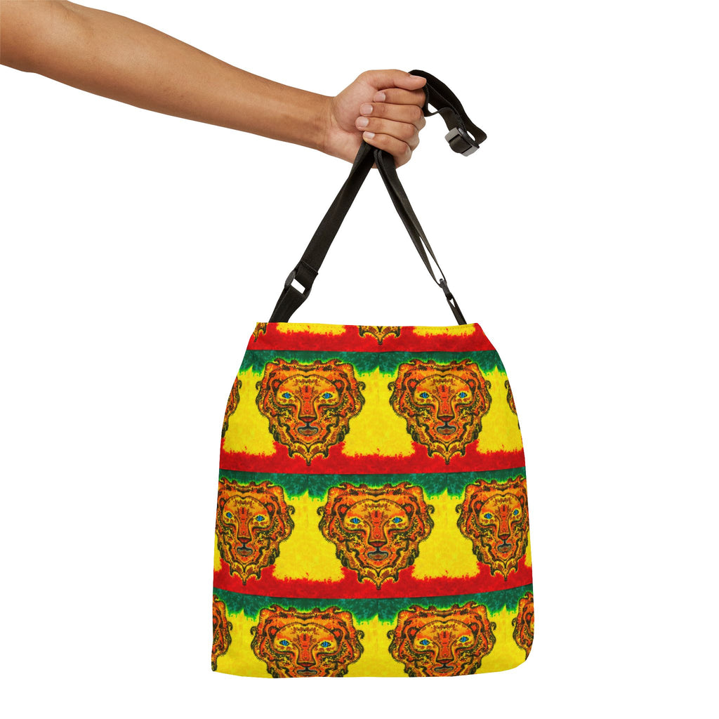 Rasta Lion Tie-Dye Tote Bag | JamminOn