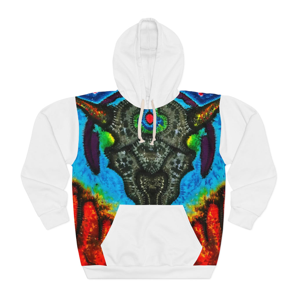 Buffalo Skull Tie-Dye AOP Hoodie | JamminOn