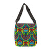 Teal Bear Rainbow Fans Tie-Dye Tote Bag | JamminOn