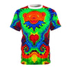 Orange Bear Rainbow Spirals Tie-Dye AOP Shirt | JamminOn