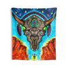 Desert Skull Cosmic Tie-Dye Wall Tapestry | JamminOn