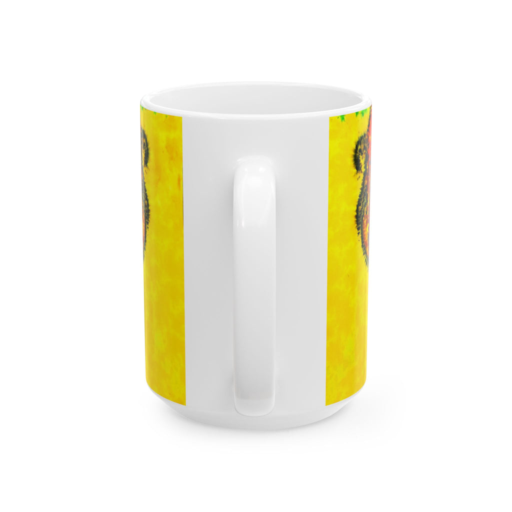Rasta Lion Tie-Dye Ceramic Mug | JamminOn