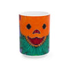 Orange Bear Radial Psychedelic Tie-Dye Coffee Mug | JamminOn
