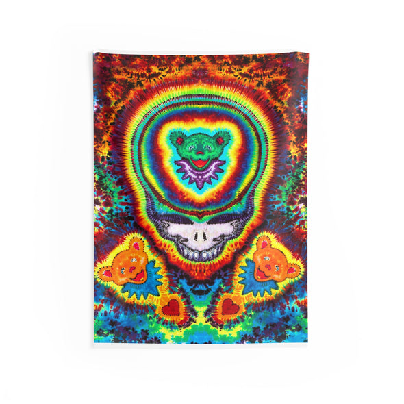 Jeremy's Bears Tie-Dye Wall Tapestry | JamminOn