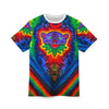 Purple Bear Chevron Tie-Dye AOP Shirt | JamminOn