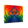 Psychedelic Mushroom Mandala Tie-Dye Canvas Print | JamminOn
