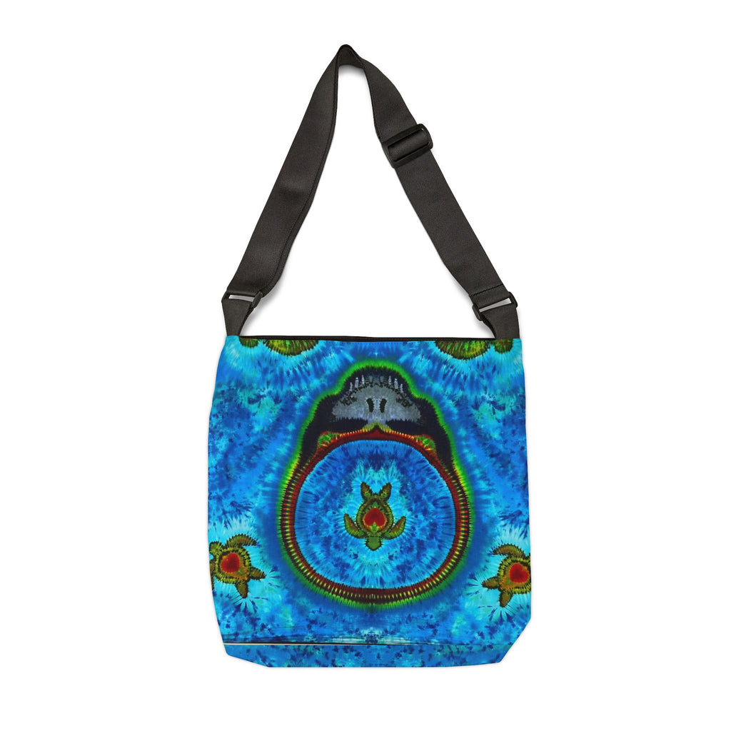 Stealie Turtle Mandala Tie-Dye Tote Bag | JamminOn