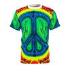 Peace Sign Fire Tie-Dye AOP Shirt | JamminOn