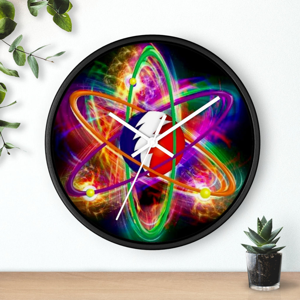 Psychedelic Tie-Dye Wall Clock | JamminOn Festival Home Decor