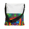 Blue Bear Heart Tie-Dye Tote Bag | JamminOn